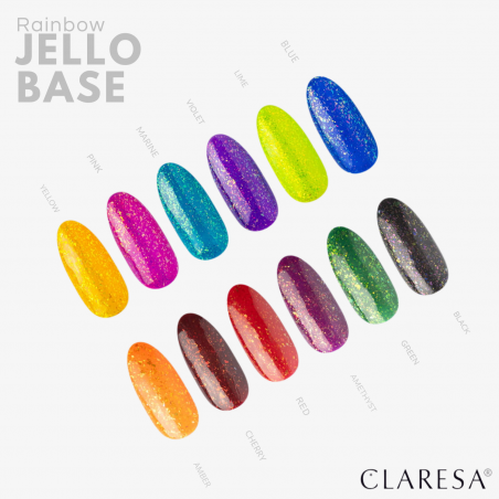 CLARESA RAINBOW JELLO BASE COLLECTION