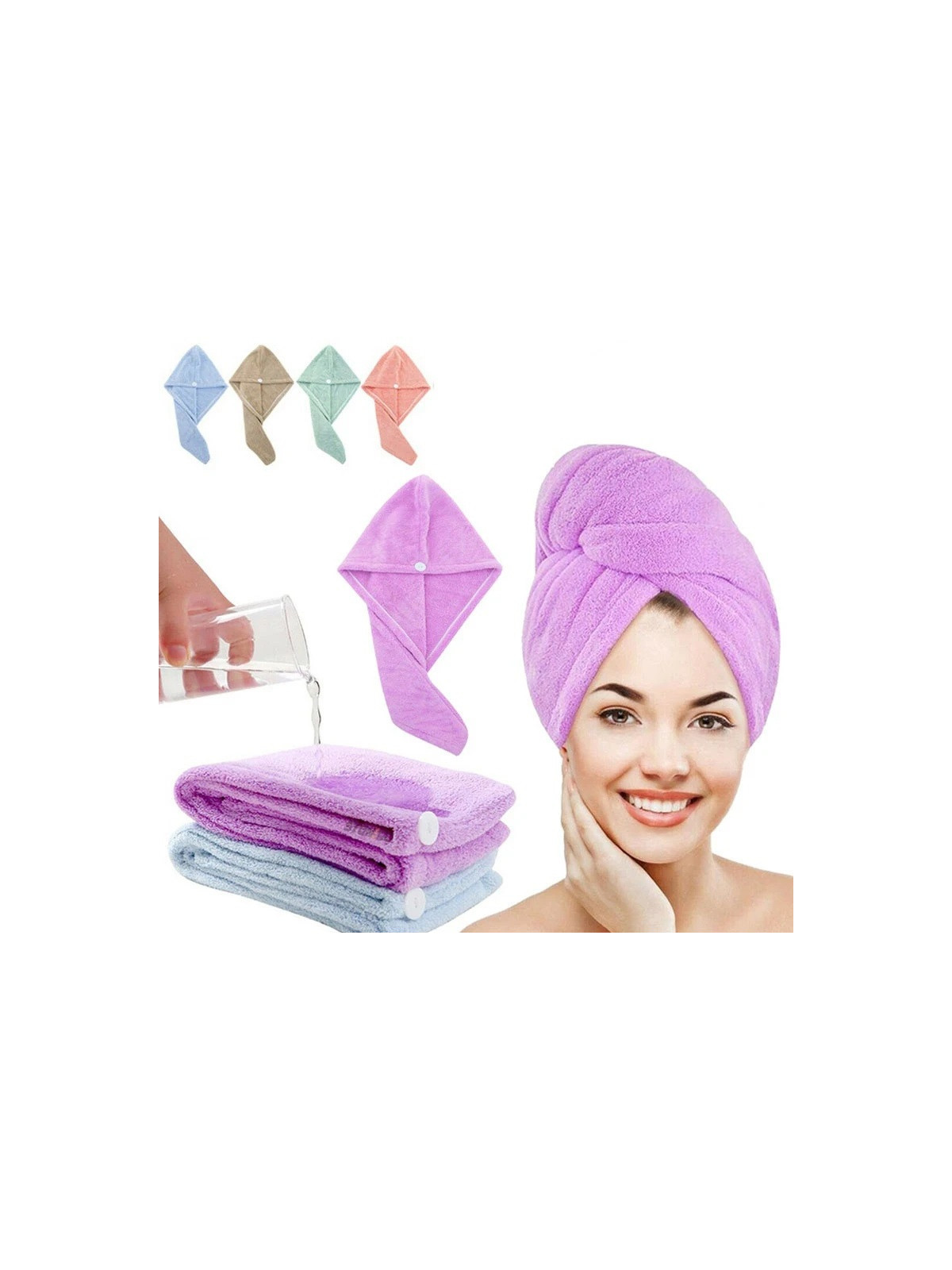 Ručník - turban na vlasy