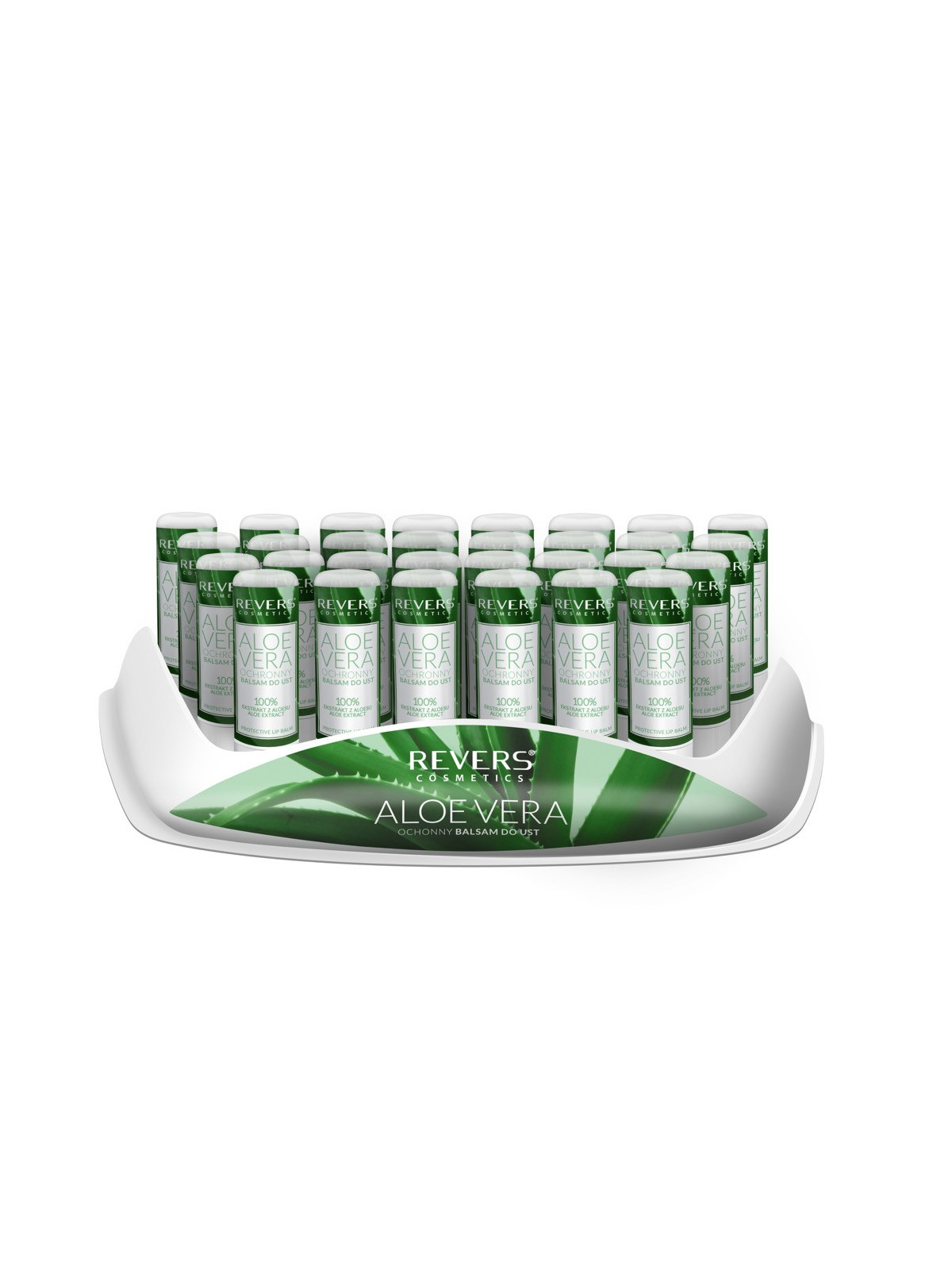 REVERS ALOE VERA ochranný balzám na rty se 100 % extraktem z aloe 4 g