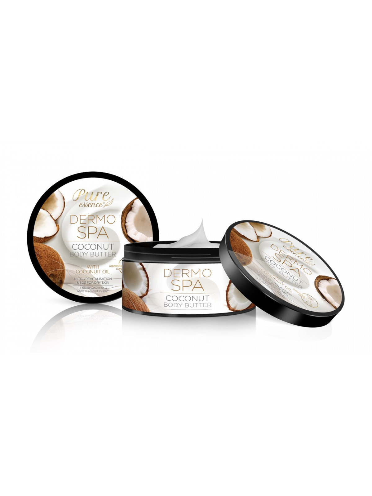 Tělové máslo DERMO SPA kokos 200 ml