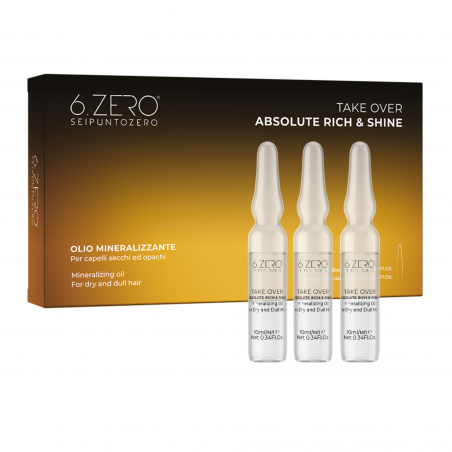 6.ZERO TAKE OVER – ABSOLUTE RICH & SHINE MINERALIZAČNÍ OLEJOVÉ AMPULE
