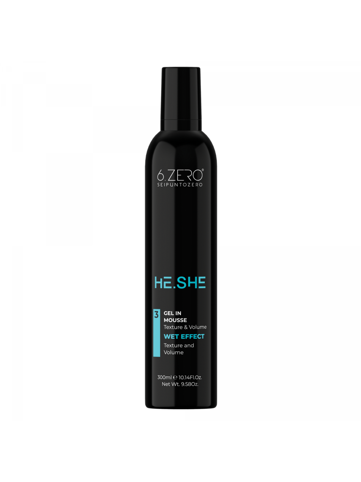 6.ZERO HE.SHE – GEL V PĚNĚ PRO OBJEM A TEXTURU