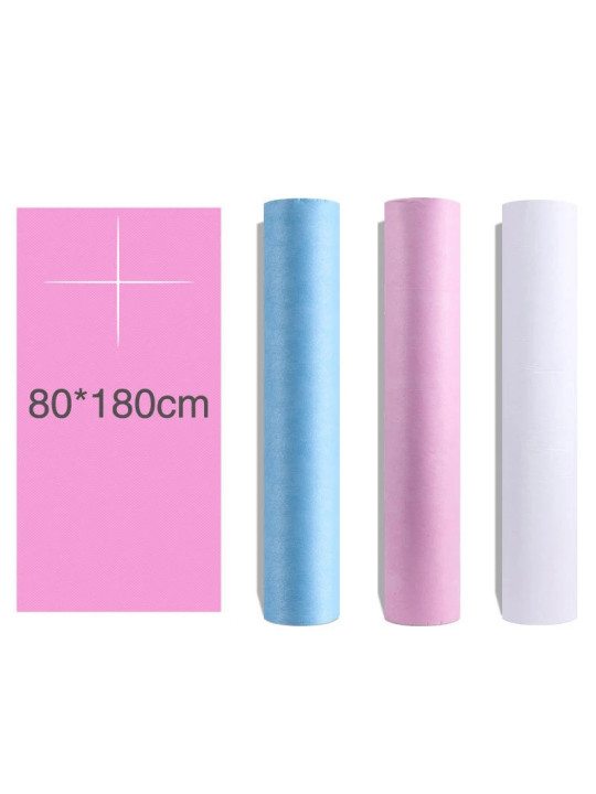 Role z netkané textilie 80 cm × 100 m – modrá