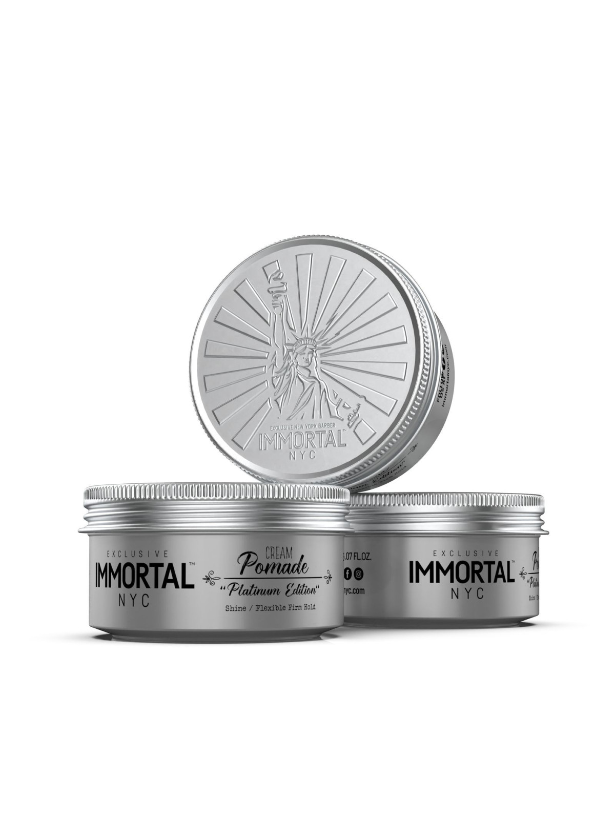 IMMORTAL NYC – Platinum Edition Cream Pomade 150 ml