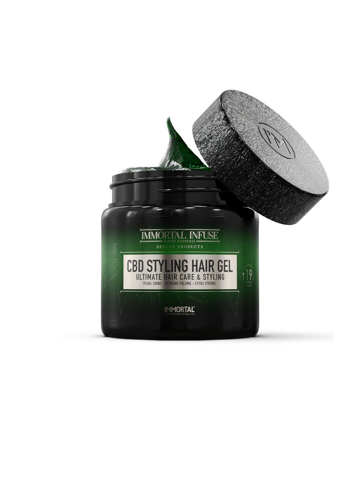CBD & Rostlinný Keratin Styling Gely na vlasy 500 ml