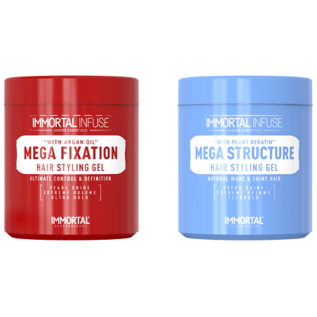 Mega Fixation & Mega Structure Styling Gely na vlasy 500 ml