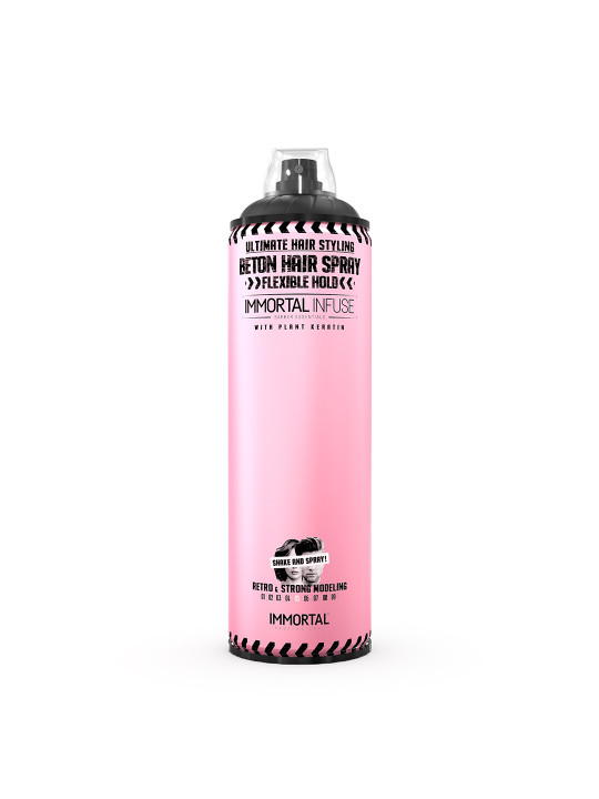 Beton Lak na Vlasy flexibilní fixace – 500 ml IMMORTAL INFUSE
