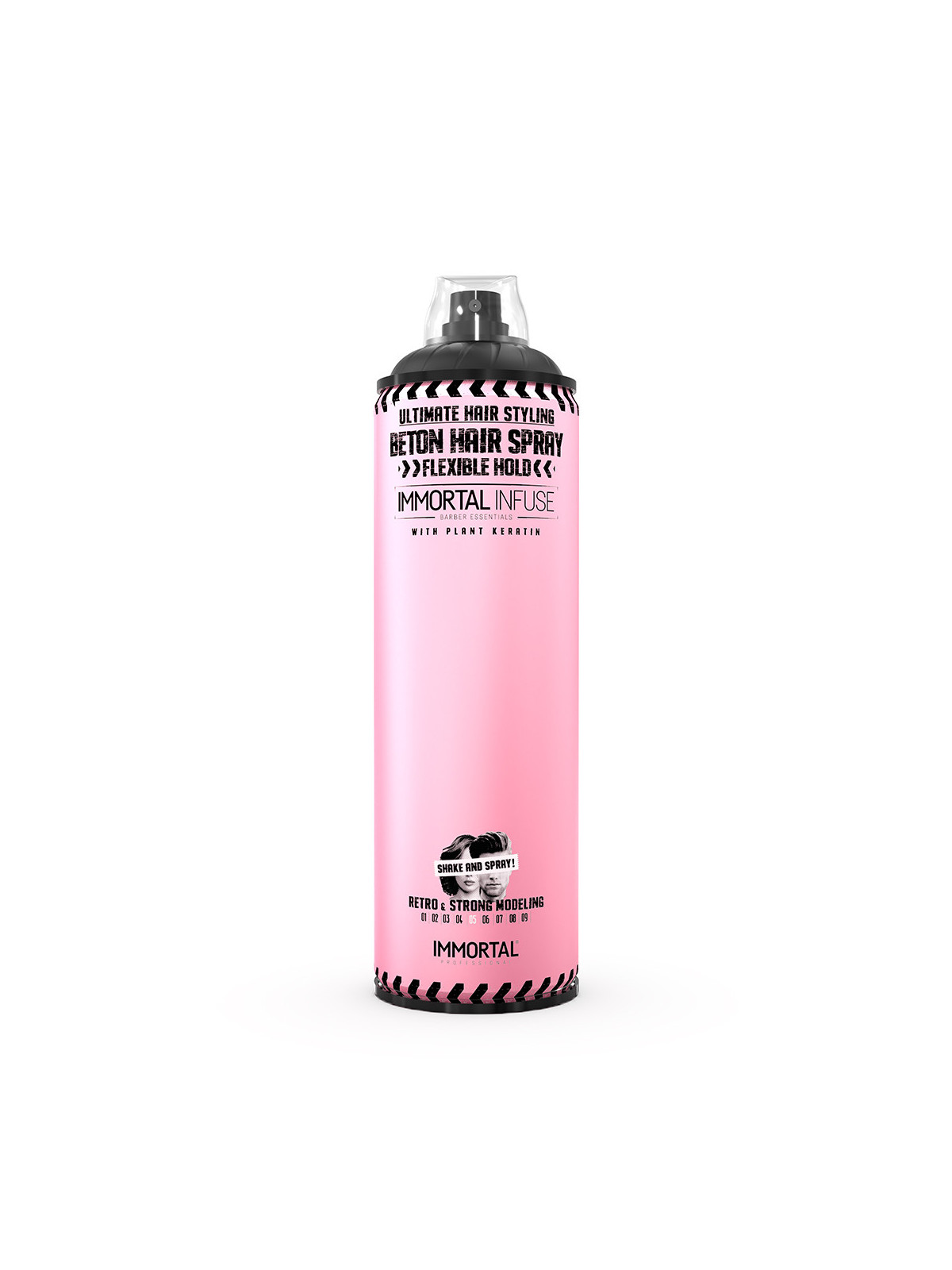 Beton Lak na Vlasy flexibilní fixace – 500 ml IMMORTAL INFUSE