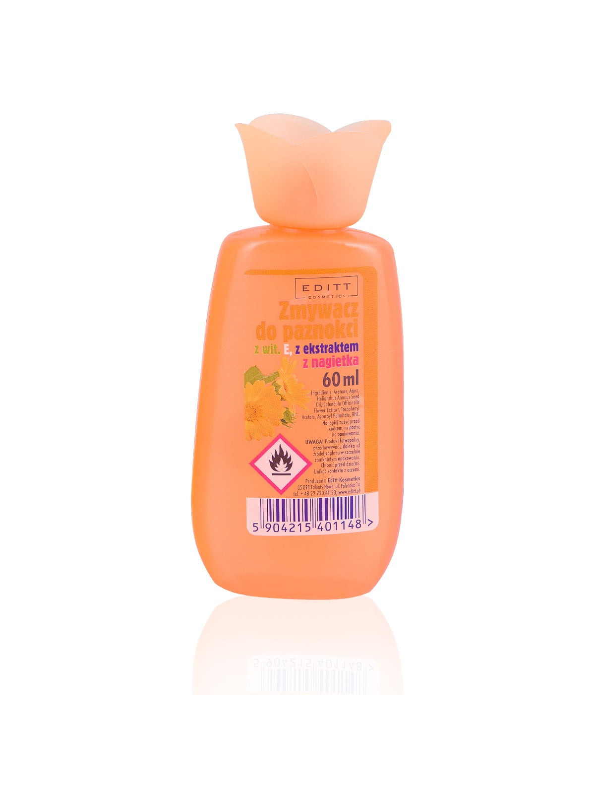 Bezacetonový odlakovač na nehty "KVĚT", 5 × 60 ml