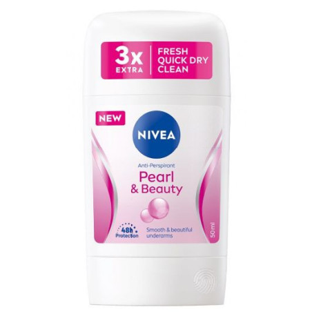 Nivea tuhý deodorant Pearl & Beauty 50 ml – WOMEN