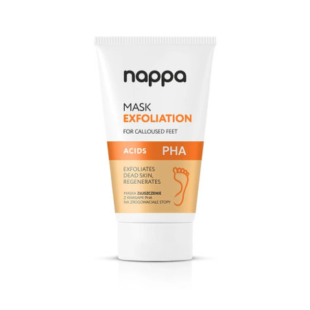 Exfoliační maska na zhrublá chodidla s kyselinami Nappa PHA 150 ml