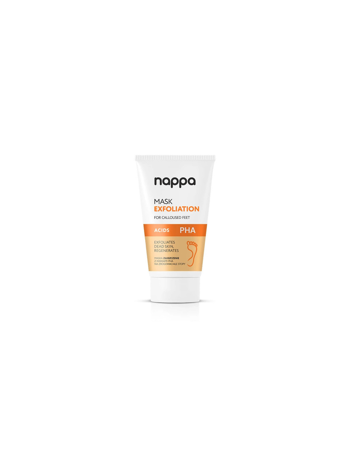 Exfoliační maska na zhrublá chodidla s kyselinami Nappa PHA 150 ml