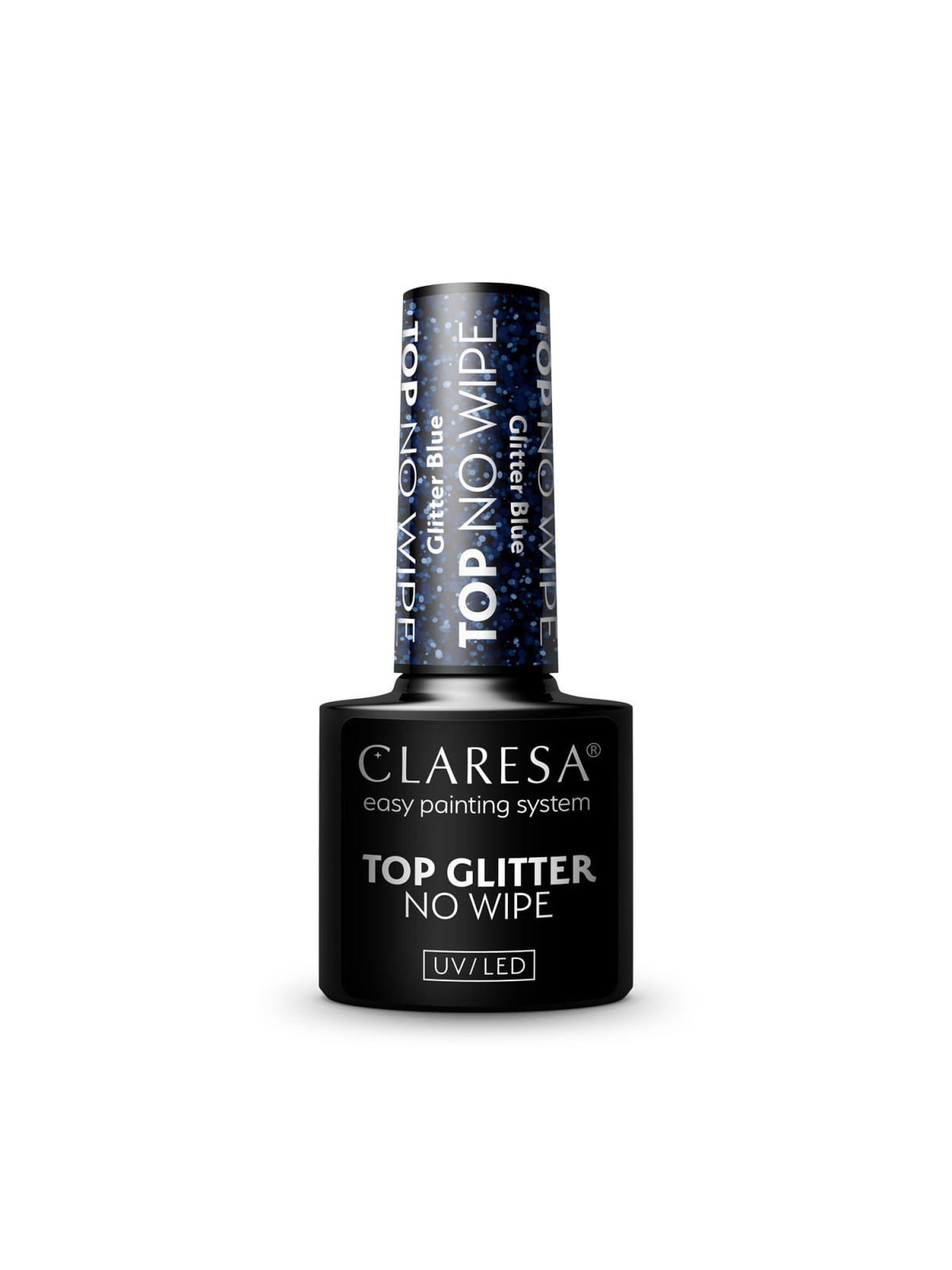 CLARESA TOP GLITTER BLUE / TOP GLITTER SILVER