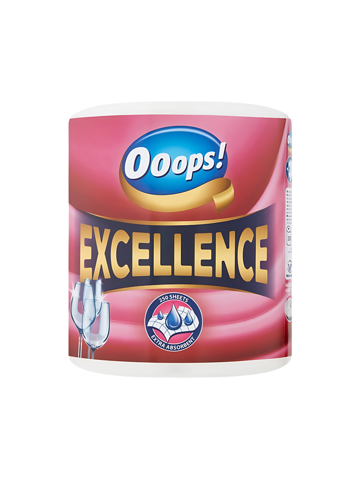 Ooops! Excellence (250 listů) – Papírové utěrky pro domácnost (3vrstvé)