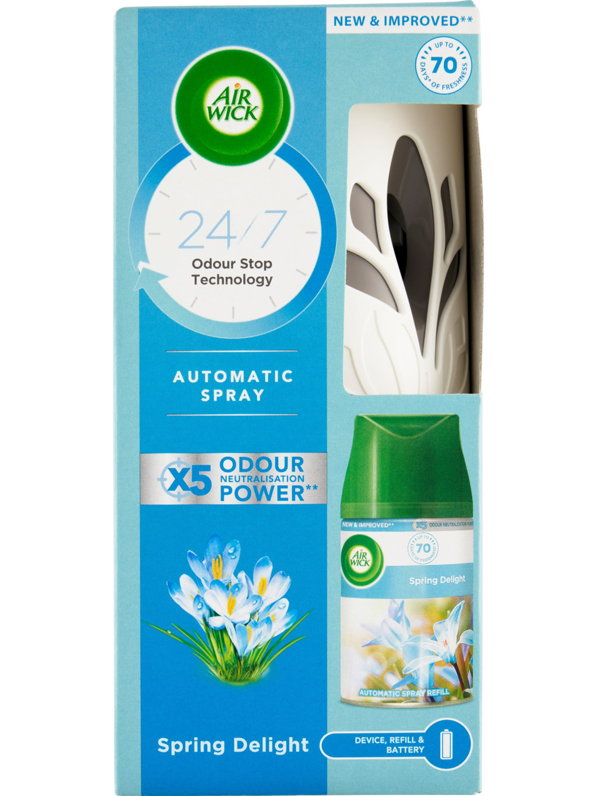 AIR WICK Freshmatic komplet Pure, svieži vánok, 250 ml