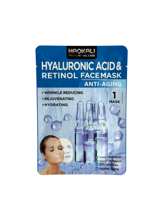 Pleťová maska - impregnovaná netkaná textilie