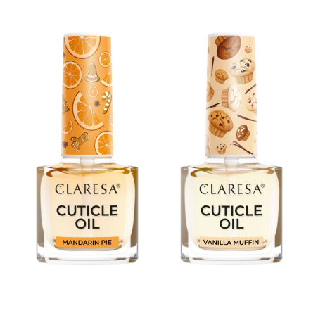 CLARESA Cuticle Oil 5 ml – Mandarin Pie & Vanilla Muffin