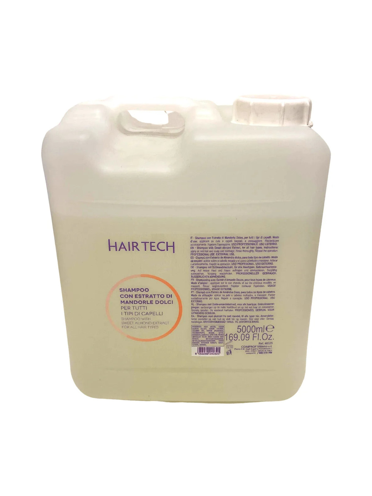 HAIRTECH SHAMPOO SE SLADKÝM MANDLOVÝM EXTRAKTEM (5 L & 10 L)
