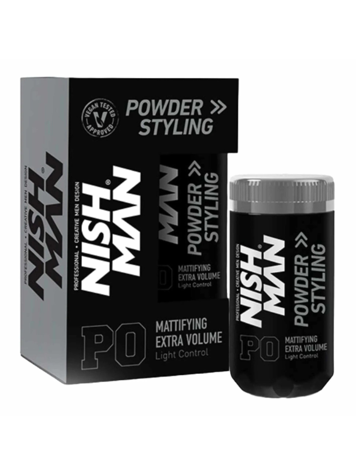 NISH MAN Pudr na vlasy - 20 g - P0 (Light Hold)