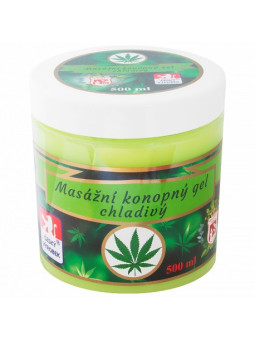 Konopný gél cannabis - 500ml - chladivý
