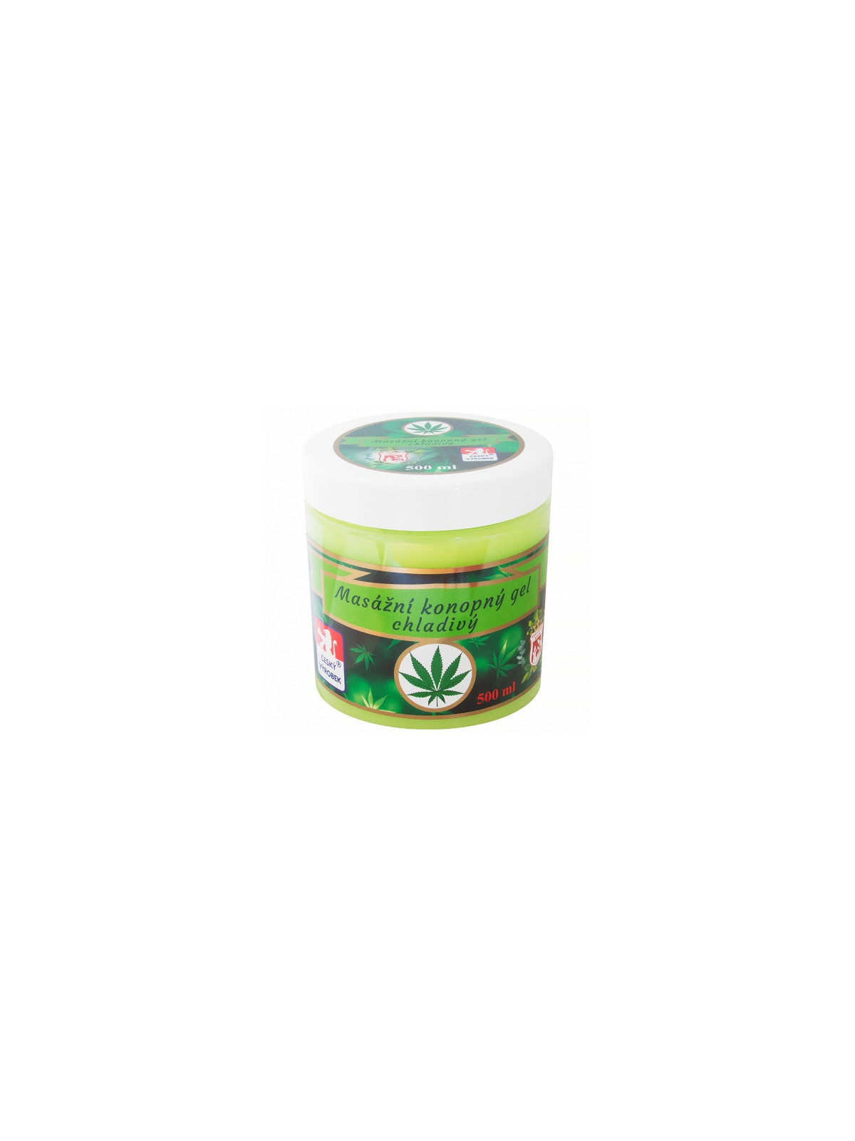 Konopný gel cannabis - 500 ml - chladivý