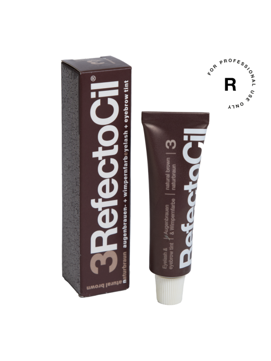 RefectoCil Natur Brown Nr. 3 barva na obočí HNĚDÁ 15 ml
