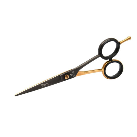 Černo-zlaté kadeřnické nůžky BASIC 6,0″