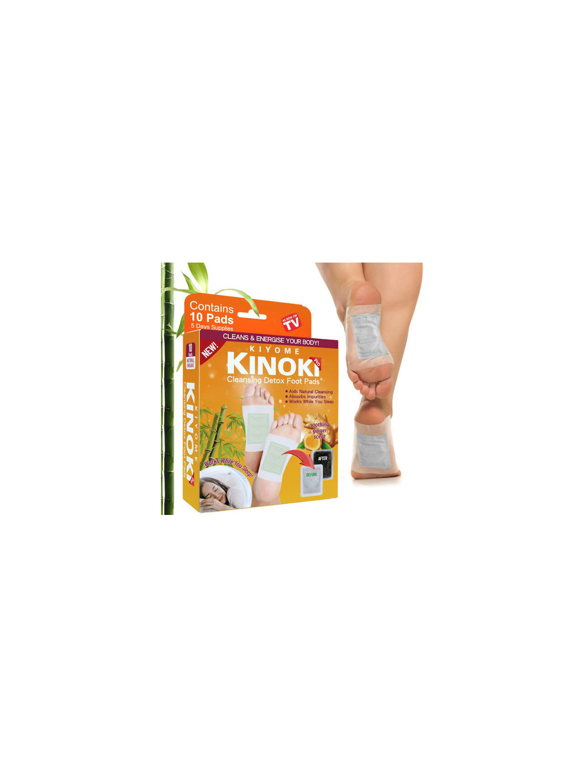 Detoxikační náplasti Kinoki 10 kusů - pelyněk