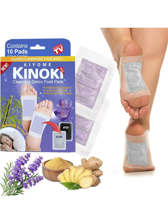 Detoxikační náplasti Kinoki 10 kusů - zázvor