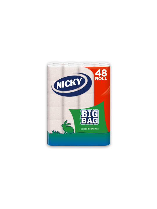 Toaletní papír NICKY Big Bag (48 rolí)