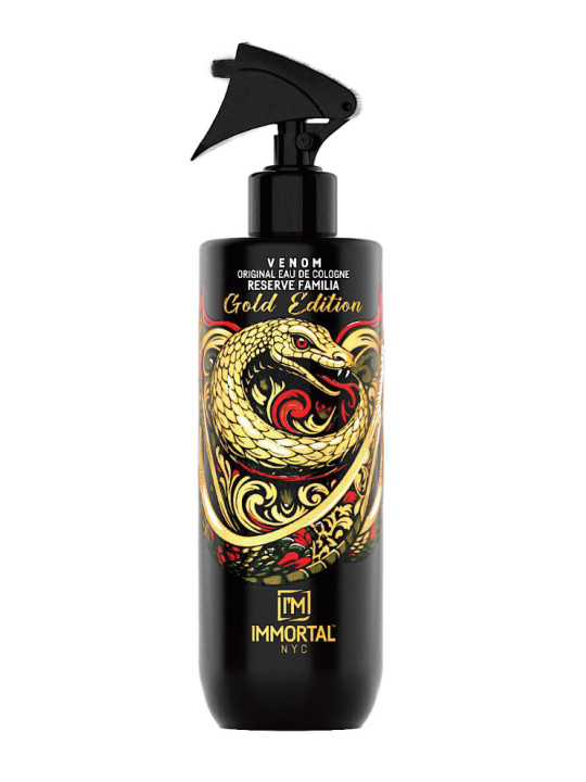 IMMORTAL Gold Edition Venom After Shave Cologne 500 ml