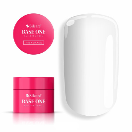 Silcare Base One Milkshake stavební UV gel mléčný 100 g | JagaShop