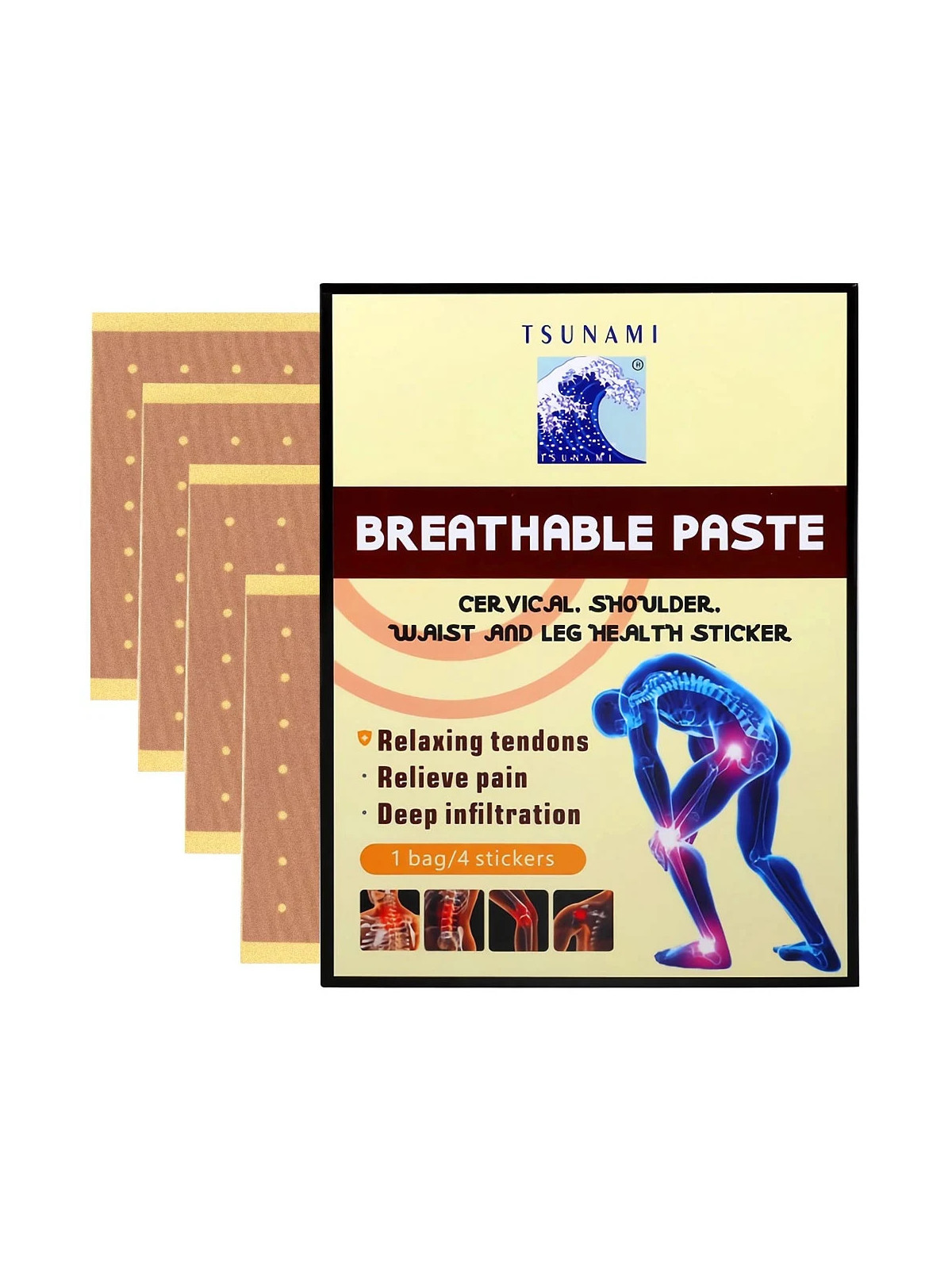 Pomáda Tigers Pain Relief Patches.