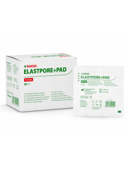 BATIST ELASTPORE+PAD Sterilní krytí s polštářkem | 7 × 5 cm | 50 ks