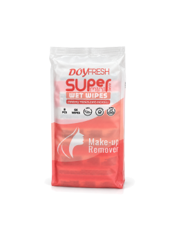 Doyfresh Super Mini Make-up Remover vlhčené odličovací ubrousky 8 × 8 ks
