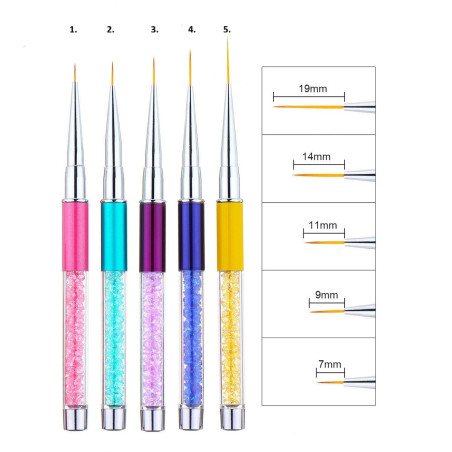Štětec na kreslení – nail art | JagaShop