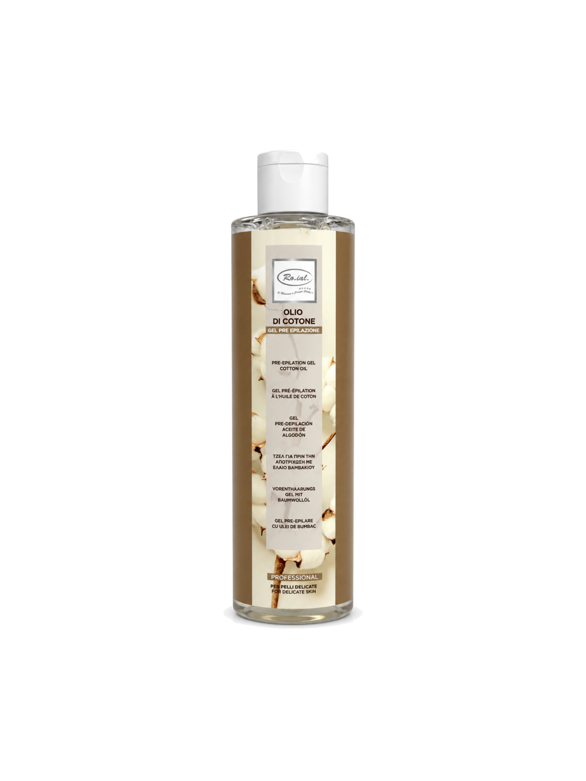 Ro.ial předdepilační gel s bavlníkovým olejem 250 ml