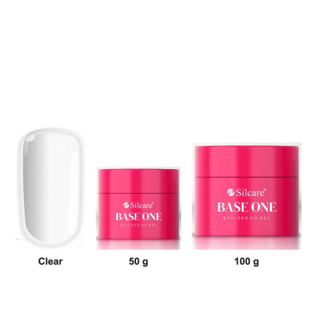 Silcare Base One Clear stavební UV gel průhledný 50 a 100 g | JagaShop