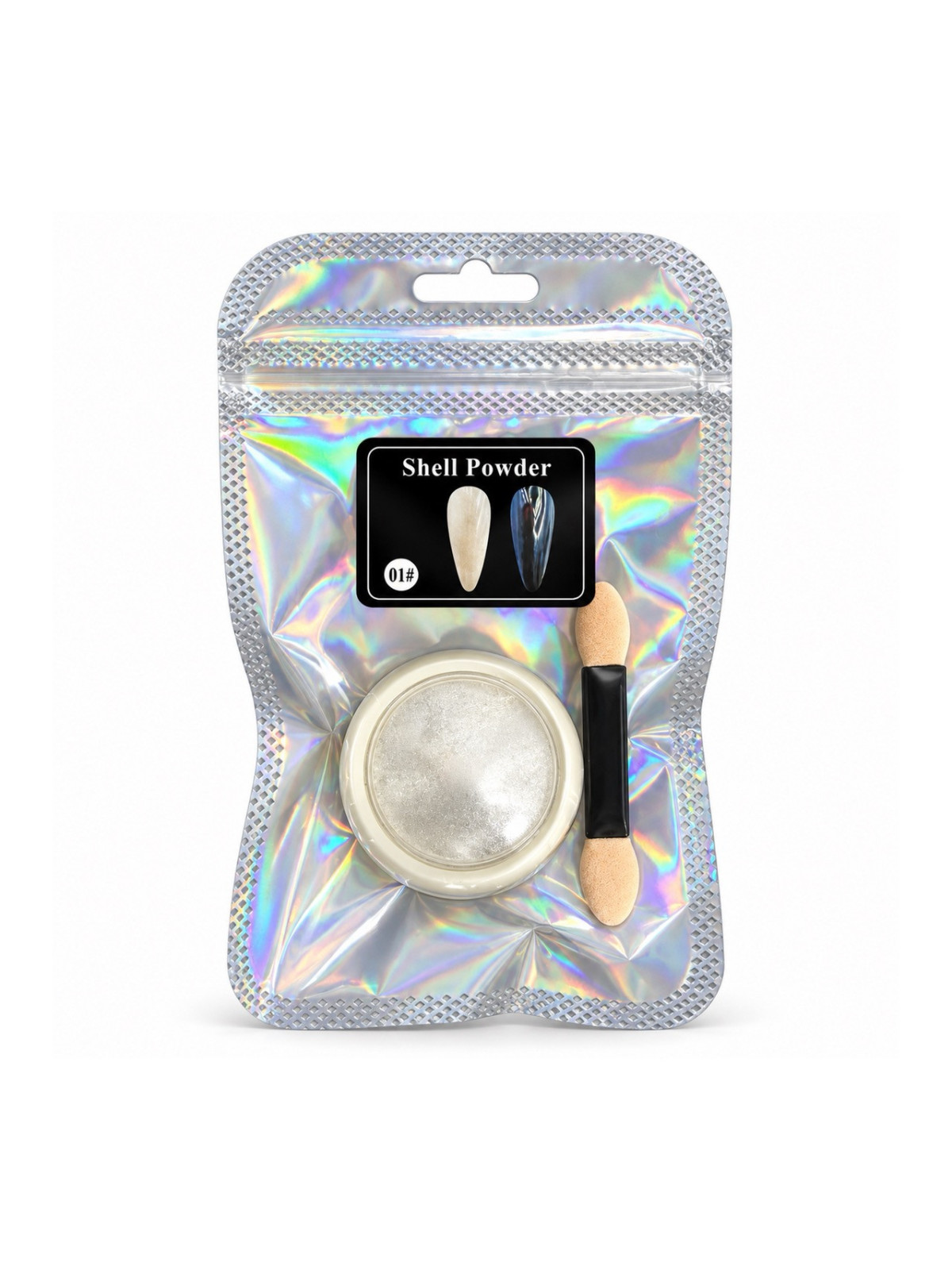 Shell Pearl Nail Powder 2 g with applicator