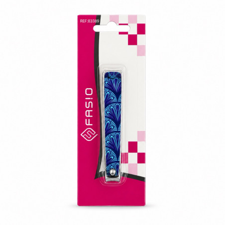 Kleštičky na nehty FASIO 8 cm – modrý vzor