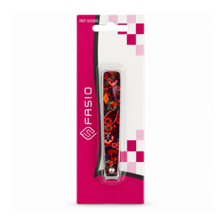 Kleštičky na nehty FASIO 8 cm – leopardí vzor