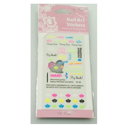 Nálepky na nechty